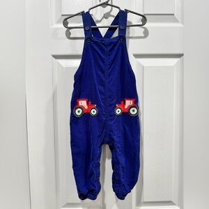Baby Boden 12-18 month tractor overalls